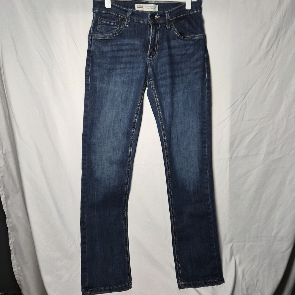 Levi's 511 Performance Slim Fit 27x27‎ Girls Blue Jeans All Seasons